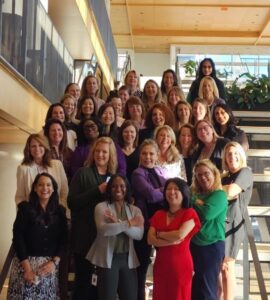 women in leadership and learning will class group photo