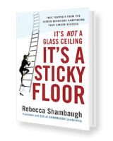 It's not a glass ceiling, it's a sticky floor