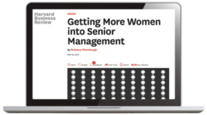 HBR Getting More Women Into Senior Management